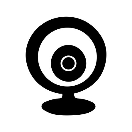 Webcam icon. Web camera symbol. Webcam sign. Webcam vector iconのイラスト素材