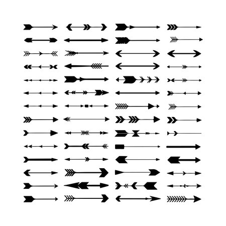 Arrow icons set. Arrows vector icons. Arrows vector icon setのイラスト素材