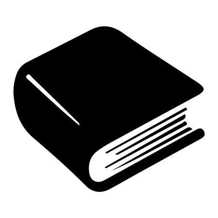 Book icon. Simple illustration of book icon for web design isolated on white backgroundのイラスト素材