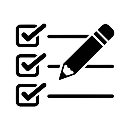 Checklist icon vector, filled flat sign, solid pictogram isolated on white.のイラスト素材