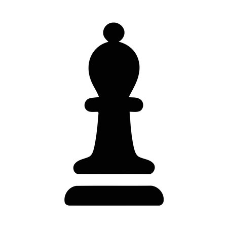 Chess piece flat icon for apps and websites. Vector EPS 10のイラスト素材