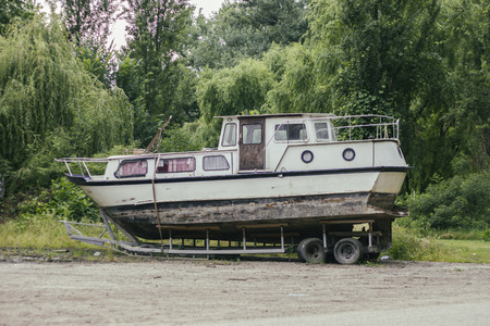 Old shipの写真素材