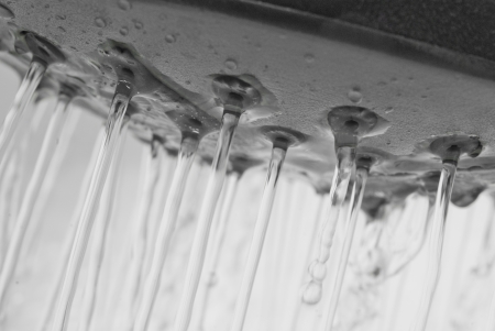 shower water abstract backgroundの写真素材