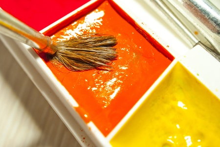 Brush close upの写真素材