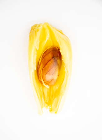 Juicy watermelon with sliced isolated on white background.の写真素材
