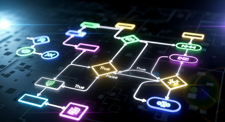 Digital business background image with icons on media screen. 3d renderingの素材