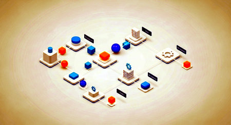 3d isometric illustration of a data center, server, network and cloud computingの素材