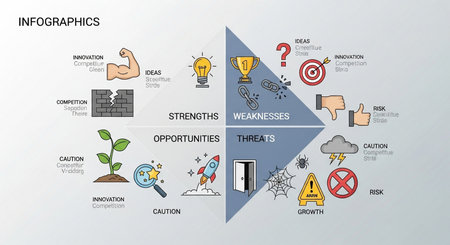 Infographic design template. Creative concept with 8 steps. Can be used for workflow layout, diagram, banner, webdesign. Vector illustrationの素材