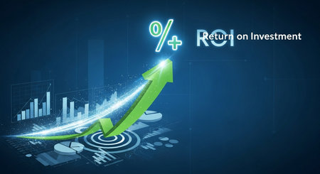 Business graph showing growth in the stock market. 3d illustration.の素材