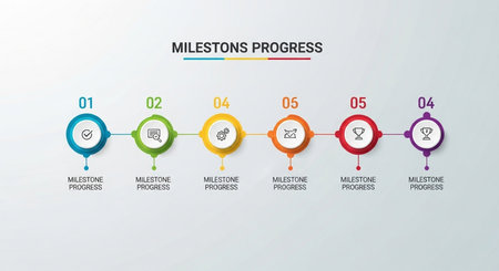 Infographic design template with place for your data. Vector illustration.の素材