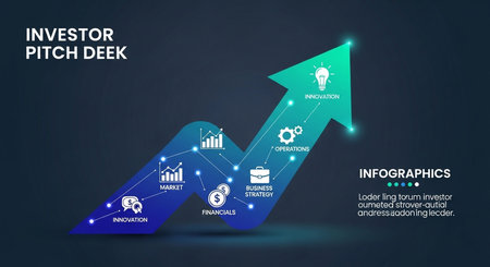 Infographic design template with place for your data. Vector illustration.の素材