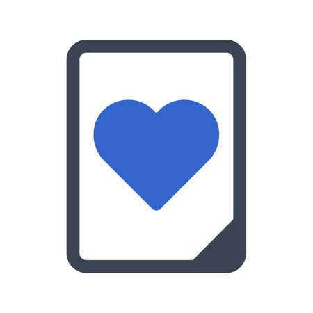 Favourite Wishlist Icon, vector imageのイラスト素材