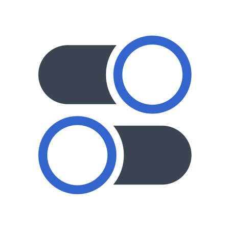 Switch Control Icon, vector imageのイラスト素材