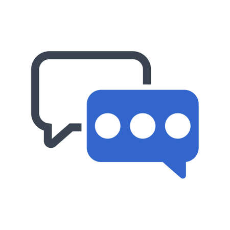 Chat, communication icon, vector imageのイラスト素材