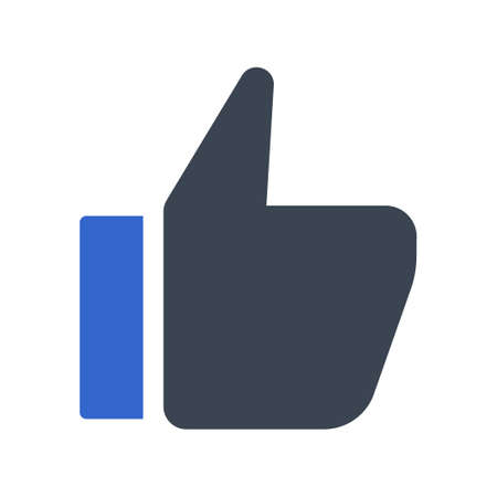 Feedback, like icon, vector imageのイラスト素材