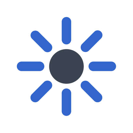 Brightness, light icon, vector imageのイラスト素材