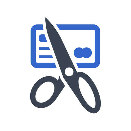 Debt free icon, vector imageのイラスト素材