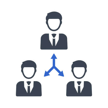 Teamwork, group Iconのイラスト素材
