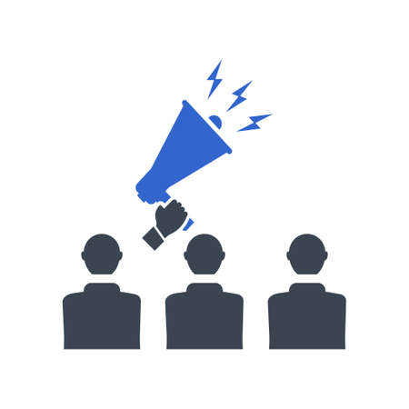 Business advertising icon, vector imageのイラスト素材