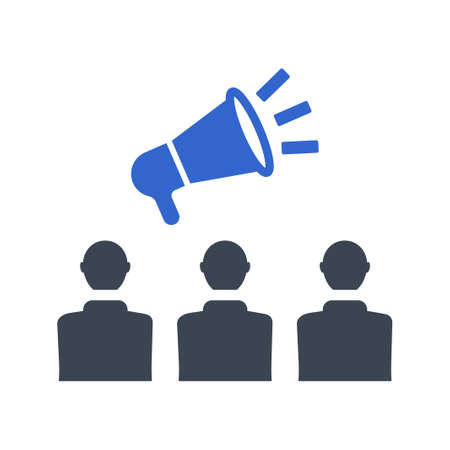 Business advertising iconのイラスト素材