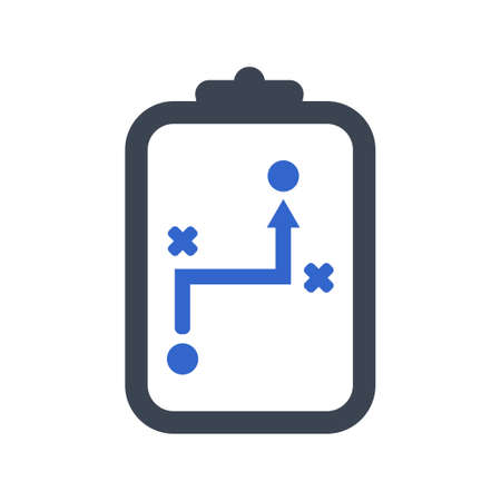 Planning, Strategy iconのイラスト素材