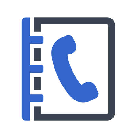 Phone book iconのイラスト素材