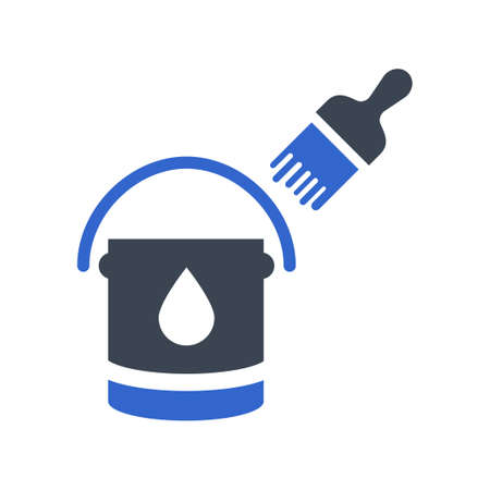 Paint brash iconのイラスト素材