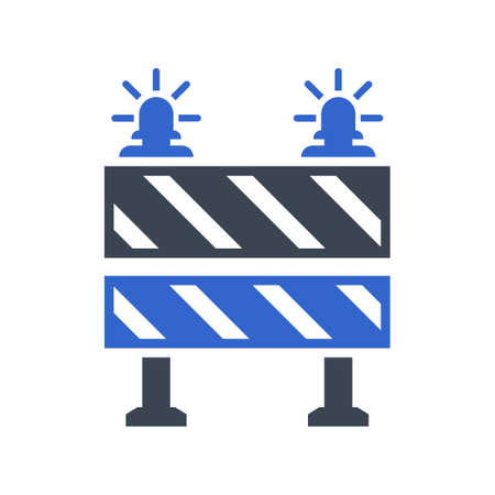 Restricted Barrier Iconのイラスト素材