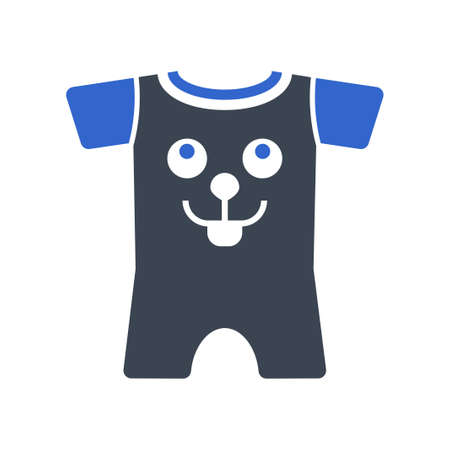 Baby cloth icon, vector imageのイラスト素材