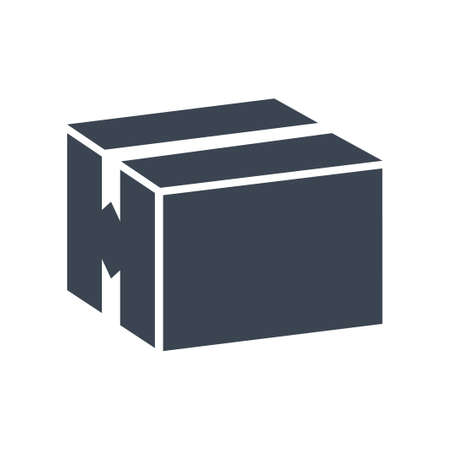 Box, package icon, vector imageのイラスト素材