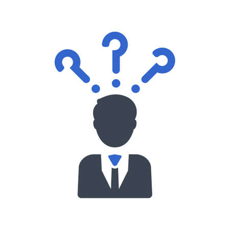 Customer question icon, vector imageのイラスト素材