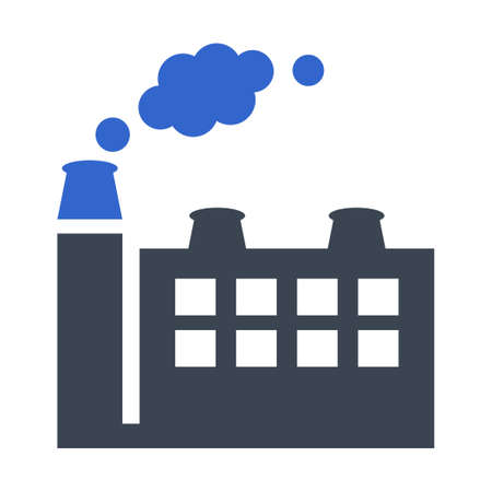 Industry, factory iconのイラスト素材