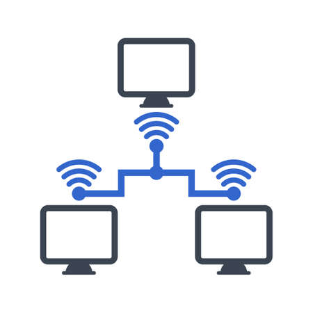 Local Network iconのイラスト素材