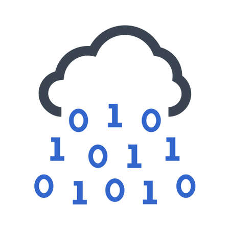 Data streaming iconのイラスト素材