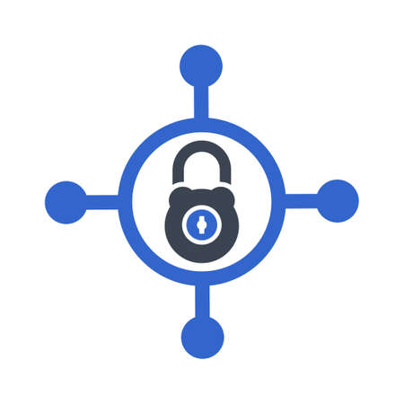 Network Protection Iconのイラスト素材
