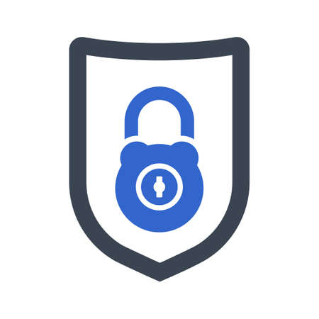 Lock Protection Iconのイラスト素材