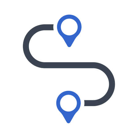 location , direction iconのイラスト素材