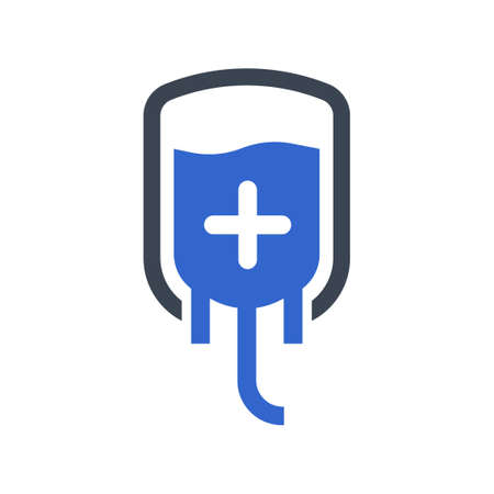 Blood transfusion icon