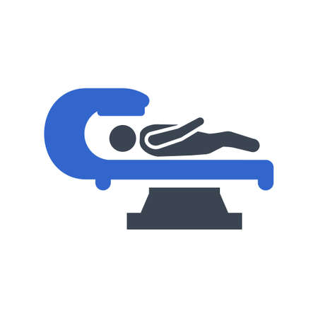 MRI scan iconのイラスト素材