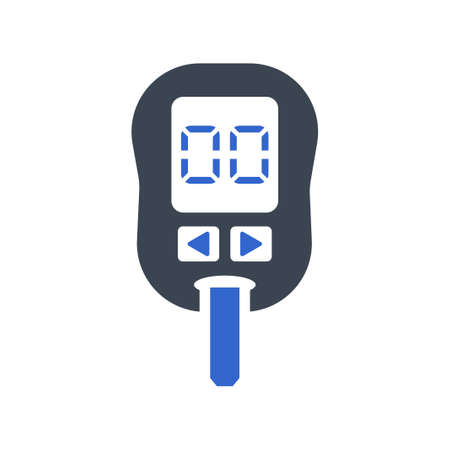 Diabetic machine iconのイラスト素材