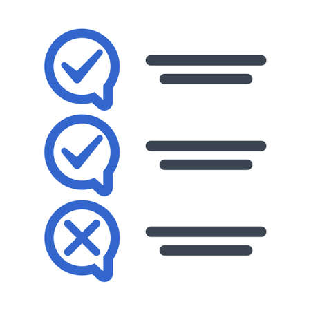 Survey comments Iconのイラスト素材