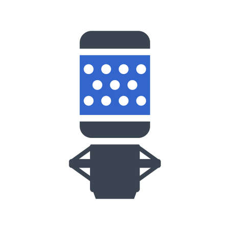 Microphone Icon, vector imageのイラスト素材