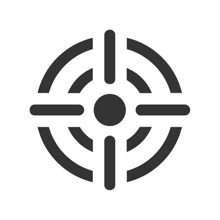 Target, goal Icon, vector imageのイラスト素材