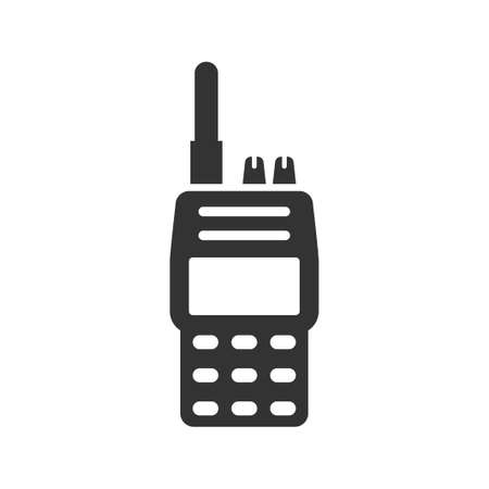 Walkie talkie iconのイラスト素材