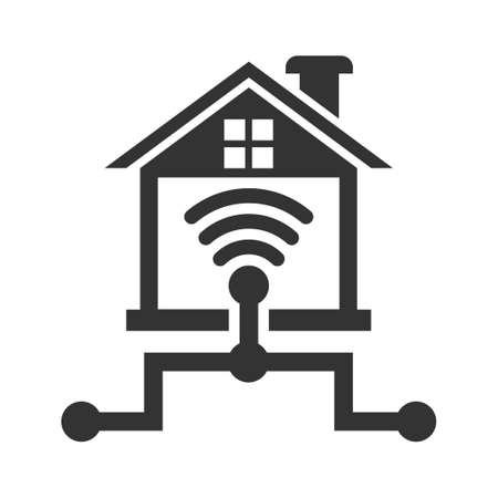 Home network iconのイラスト素材