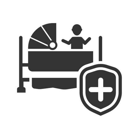 Child Health insurance iconのイラスト素材