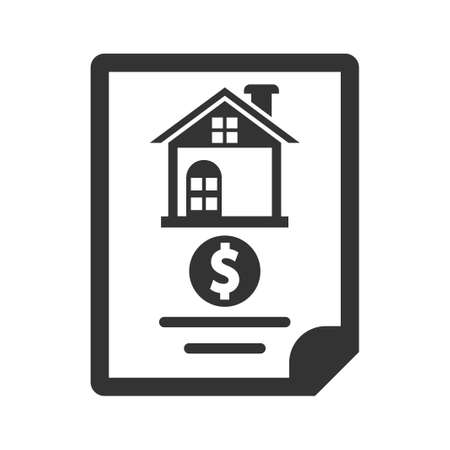 Home Financial policy iconのイラスト素材