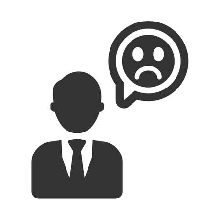 Negative Review Iconのイラスト素材