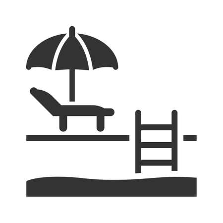 Swimming pool iconのイラスト素材