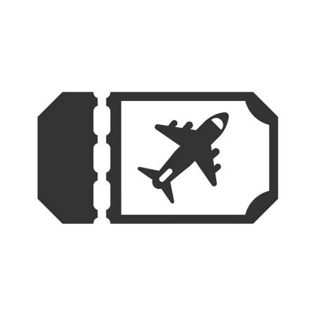 Flight ticket iconのイラスト素材